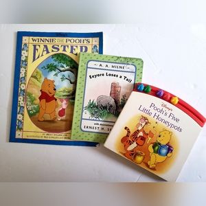 Disney's Winnie the Pooh Vintage Book Bundle!!